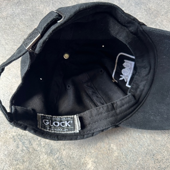 Glock Shooting Sports Strapback Black Baseball Cap Adjustable Hat - Picture 6 of 6